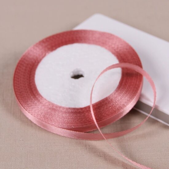 0.6cm satin ribbon for DIY bows, hair accessories, and wedding floral wrapping