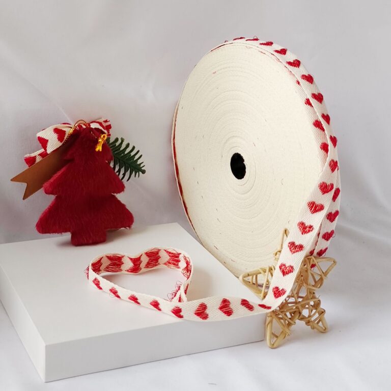 1.6cm cotton ribbon bows for gift wrapping and floral decoration