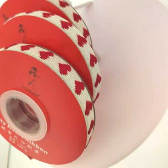 1.6cm cotton ribbon bows for gift wrapping and floral decoration