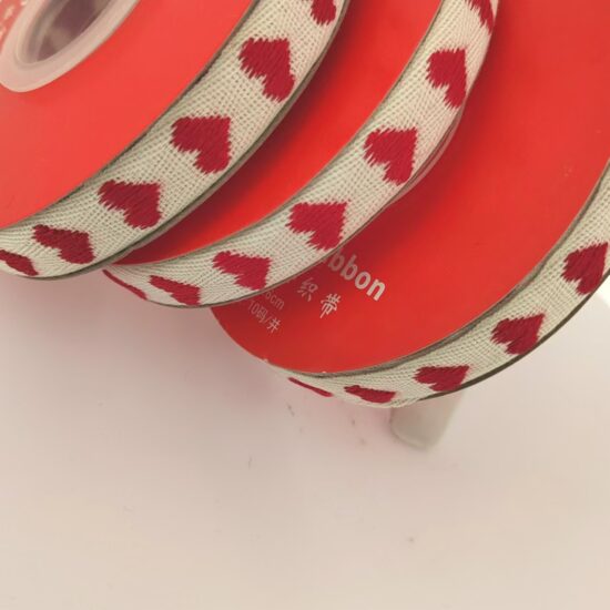 1.6cm cotton ribbon bows for gift wrapping and floral decoration