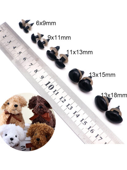 Triangle Plastic Noses for Plush Toys and Teddy Bears – DIY Craft Parts