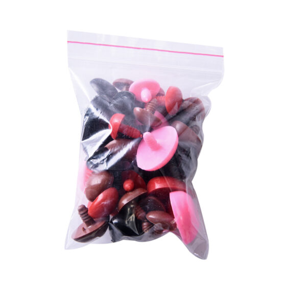 100PCS Safety Eyes and Teddy Noses with Washers – Plush Toy DIY Accessory Set