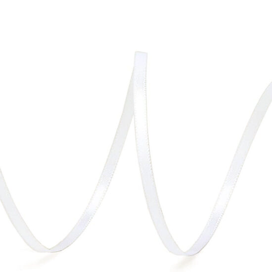 3mm polyester satin ribbon for gift wrapping, floral decoration, and DIY bows