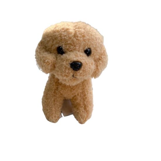 Mini Teddy Dog Plush Keychain – Soft Puppy Stuffed Toy for Bags and Gifts