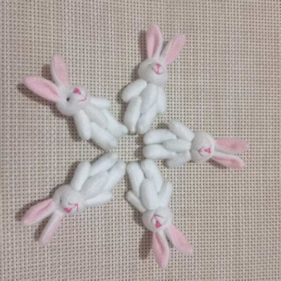 4cm Plush DIY Doll Clothes – Mini Outfits for Bear and Bunny Toys

