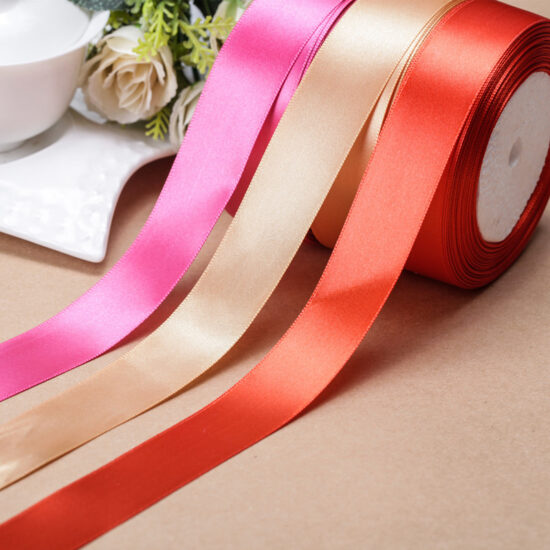 4cm handmade satin ribbon rose for DIY and garment decoration