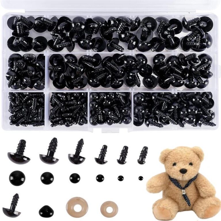 520PCS Safety Eyes and Noses Set – Plastic Craft Parts for Plush Toys and Dolls