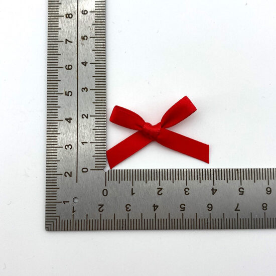 6mm satin ribbon bows for DIY packaging and cake decoration