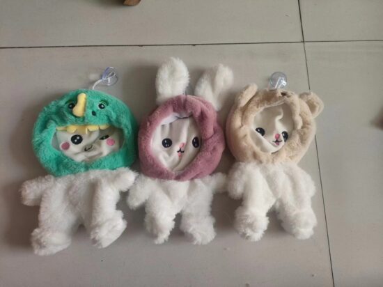 8-Inch Unstuffed Plush Toy Doll Shell – Soft Fabric DIY Doll Cover