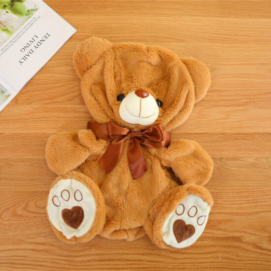  Sitting Teddy Bear Plush Shell for DIY Stuffing - Semi-Finished Toy Skin