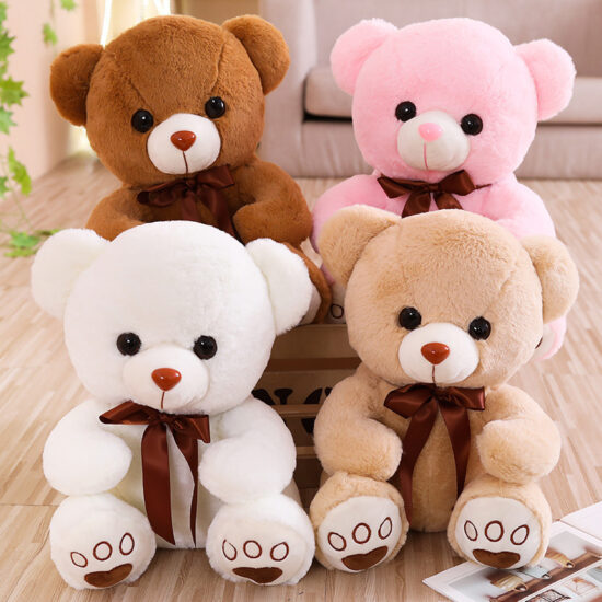  Sitting Teddy Bear Plush Shell for DIY Stuffing - Semi-Finished Toy Skin