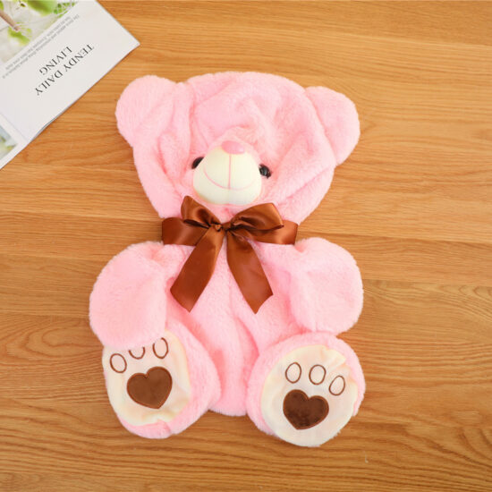  Sitting Teddy Bear Plush Shell for DIY Stuffing - Semi-Finished Toy Skin