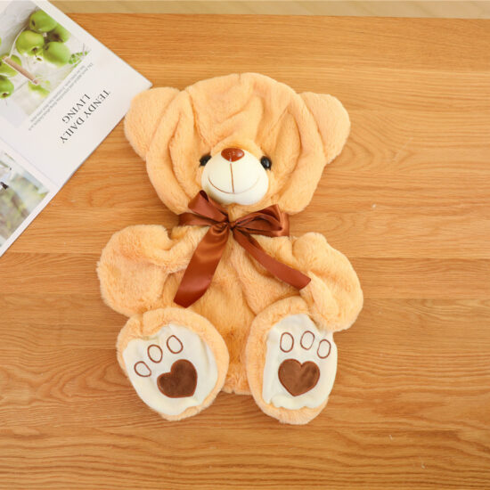 Sitting Teddy Bear Plush Shell for DIY Stuffing - Semi-Finished Toy Skin