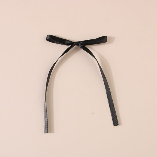 Ballet style handmade ribbon bow for double ponytail hair clips and cake decoration