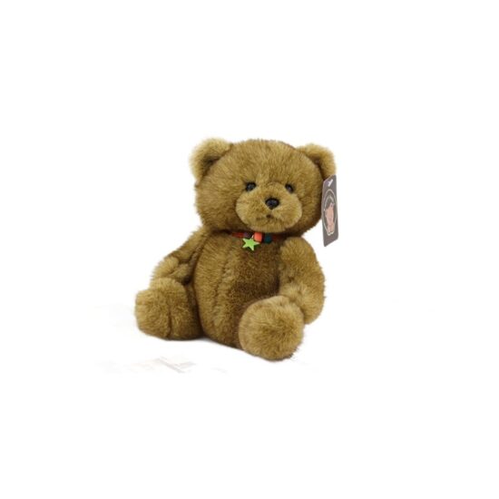 Plush teddy bear with bowtie – soft hugging toy for girls and sleeping companion