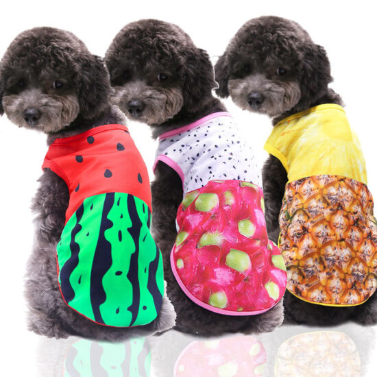 Summer Mesh Pet Vest for Small Dogs and Cats – Fake Harness Design for Teddy, Bichon, and Pomeranian