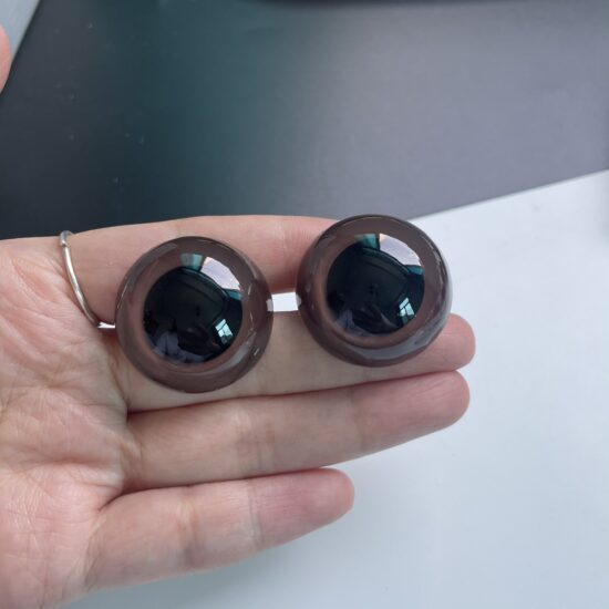 Brown Crystal Eyes and Nose Joints for Teddy Bear and Plush Toy DIY Projects