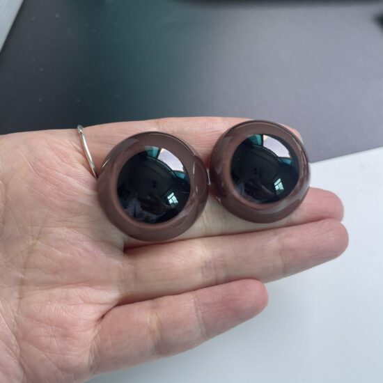 Brown Crystal Eyes and Nose Joints for Teddy Bear and Plush Toy DIY Projects