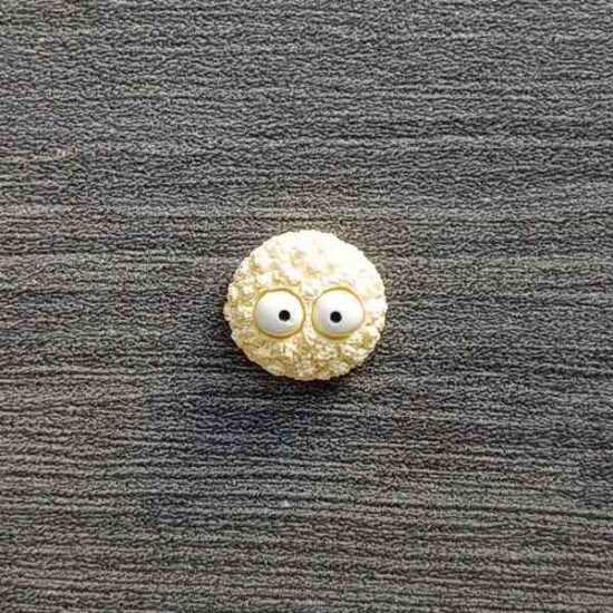  Teddy Ball Eye Cartoon Accessories – Plush Charms for Kids Hair Clips and DIY Craft