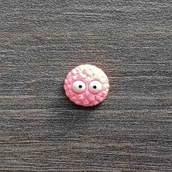 Teddy Ball Eye Cartoon Accessories – Plush Charms for Kids Hair Clips and DIY Craft