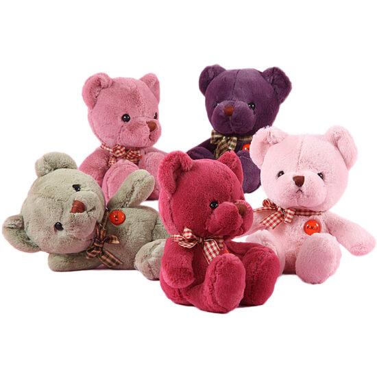 Colorful Teddy Bear Plush Toys for Kids – Soft Stuffed Bears in Multiple Colors