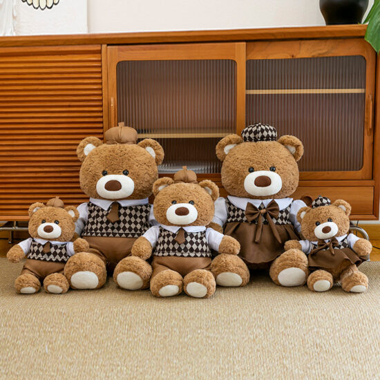 Couple Teddy Bear Plush Dolls – Large Wedding Plush Bears for Romantic Gifts