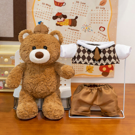 Couple Teddy Bear Plush Dolls – Large Wedding Plush Bears for Romantic Gifts