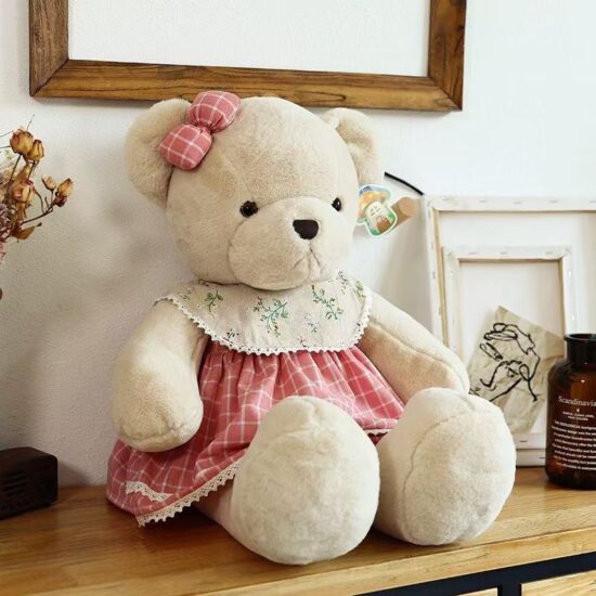 Dressed Teddy Bear Couple Plush Dolls Valentine's Gift