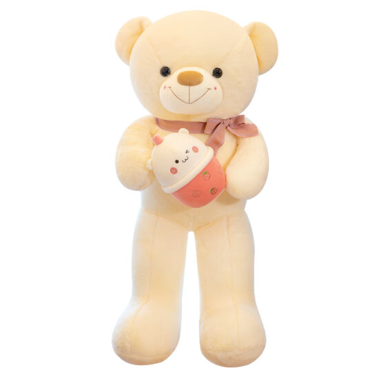 Creative Large Teddy Bear Plush Doll – Hugging Stuffed Toy for Valentine’s Day & Wholesale