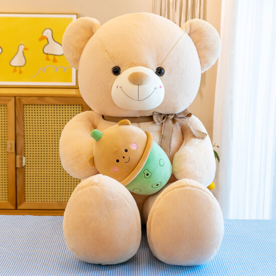 Creative Large Teddy Bear Plush Doll – Hugging Stuffed Toy for Valentine’s Day & Wholesale