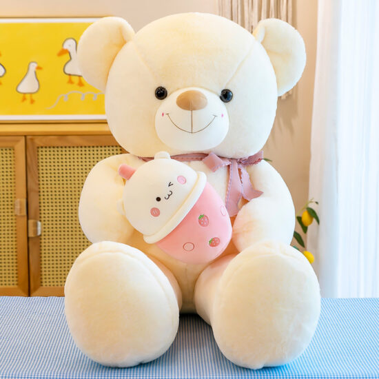 Creative Large Teddy Bear Plush Doll – Hugging Stuffed Toy for Valentine’s Day & Wholesale