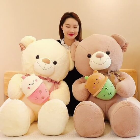 Creative Large Teddy Bear Plush Doll – Hugging Stuffed Toy for Valentine’s Day & Wholesale