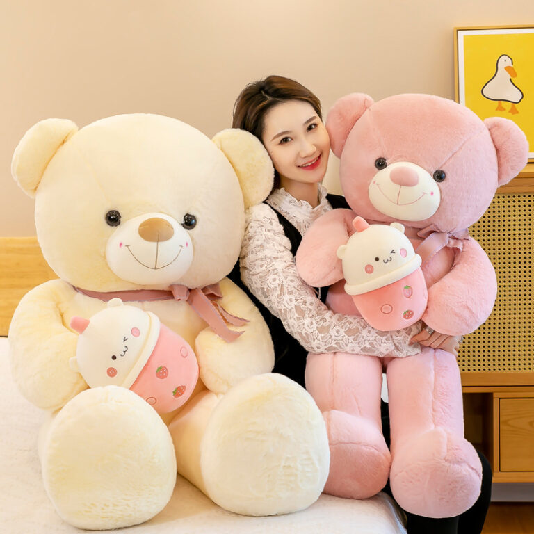 Creative Large Teddy Bear Plush Doll – Hugging Stuffed Toy for Valentine’s Day & Wholesale