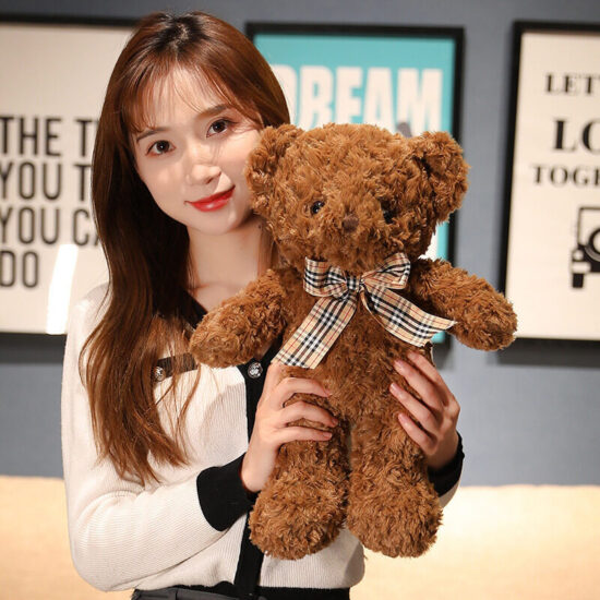 Soothing teddy bear plush toy for sleeping and gifting
