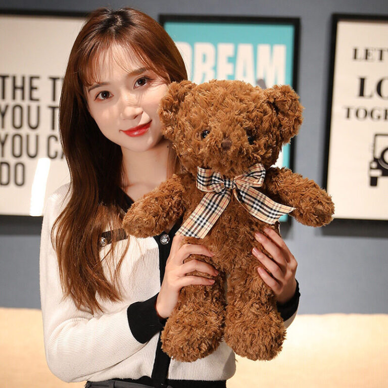 Soothing teddy bear plush toy for sleeping and gifting