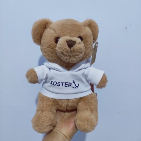 Custom Teddy Bear Plush Toy with Printed T-Shirt for Events and Promotions