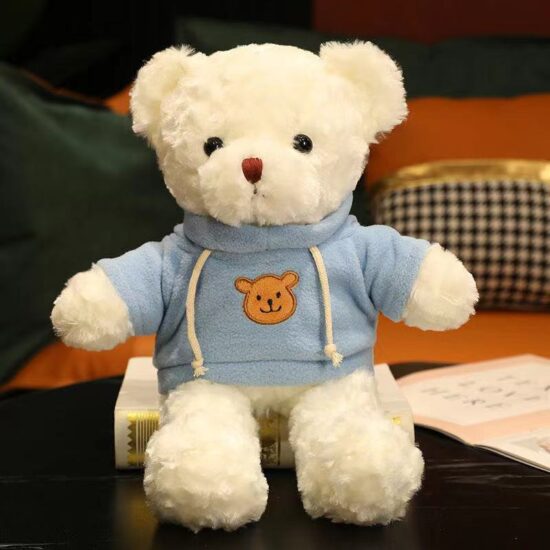Custom Teddy Bear Plush Toy in Sweater with Gift Box – Logo Printed for Events & Promotions