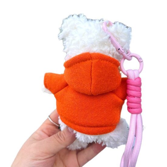 Custom Teddy Bear Keychain with Personalized Logo and Name