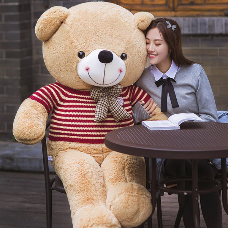Cute Giant Teddy Bear Plush Doll – Sleeping Panda Bear Toy for Girls and Gift Wholesale