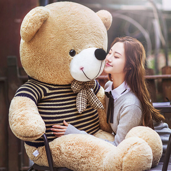Cute Giant Teddy Bear Plush Doll – Sleeping Panda Bear Toy for Girls and Gift Wholesale