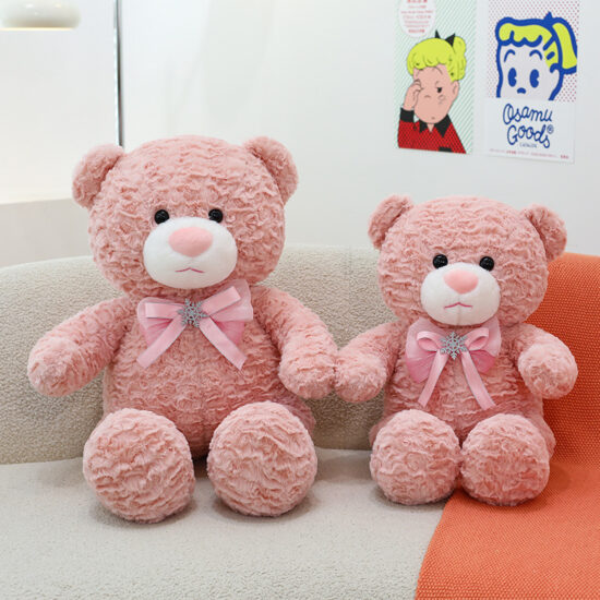 Heart-hugging teddy bear plush toy – Valentine’s gift