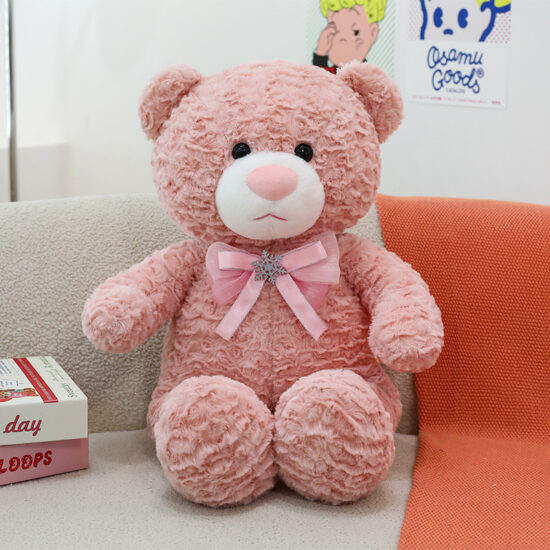 Heart-hugging teddy bear plush toy – Valentine’s gift