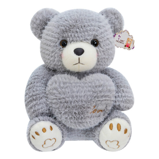 Cute Heart Hugging Teddy Bear Plush Toy – Perfect Valentine's Day Gift, Birthday Gift for Girls