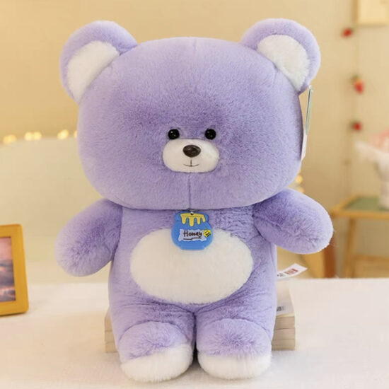 Lavender-scented teddy bear plush toy for children with calming pillow function