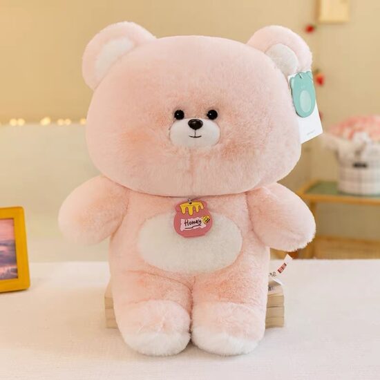 Lavender-scented teddy bear plush toy for children with calming pillow function