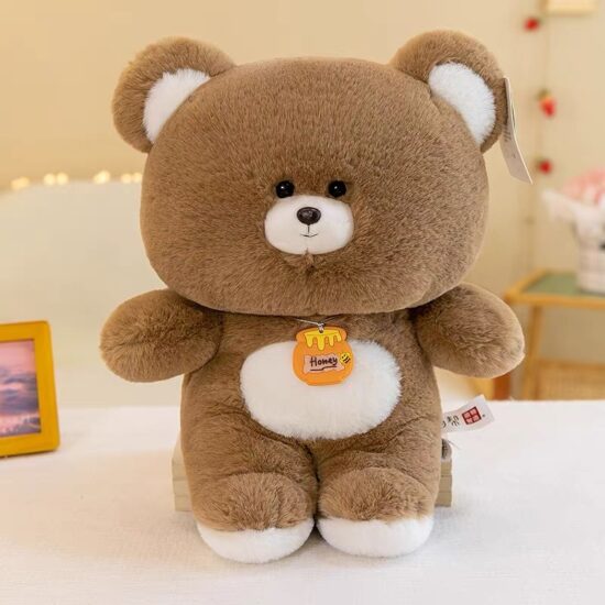 Lavender-scented teddy bear plush toy for children with calming pillow function