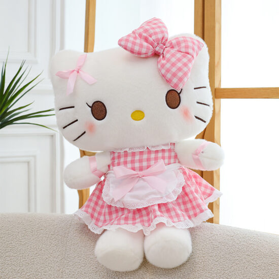Cute Maid Cat Plush Doll Gift for Girls