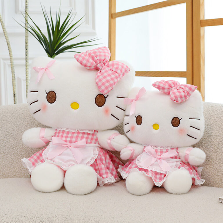 Cute Maid Cat Plush Doll Gift for Girls
