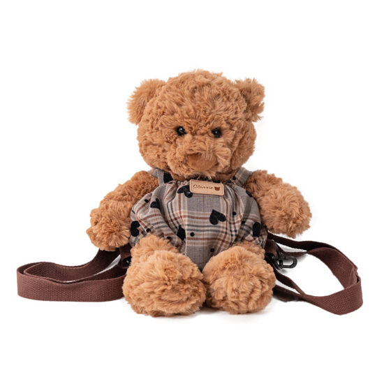 Cute Plush Lion Bear Doll Bag – Soft Stuffed Toy Gift for Girls