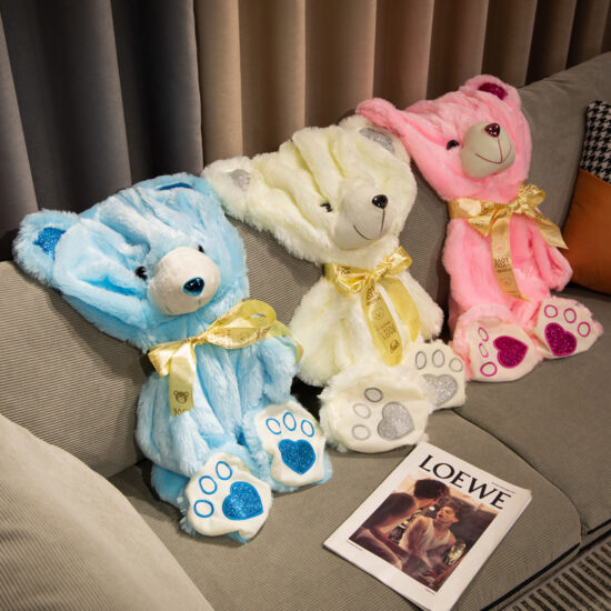 Cute Small Teddy Bear Plush Shell – Unstuffed Toy Skin for DIY and Manufacturers